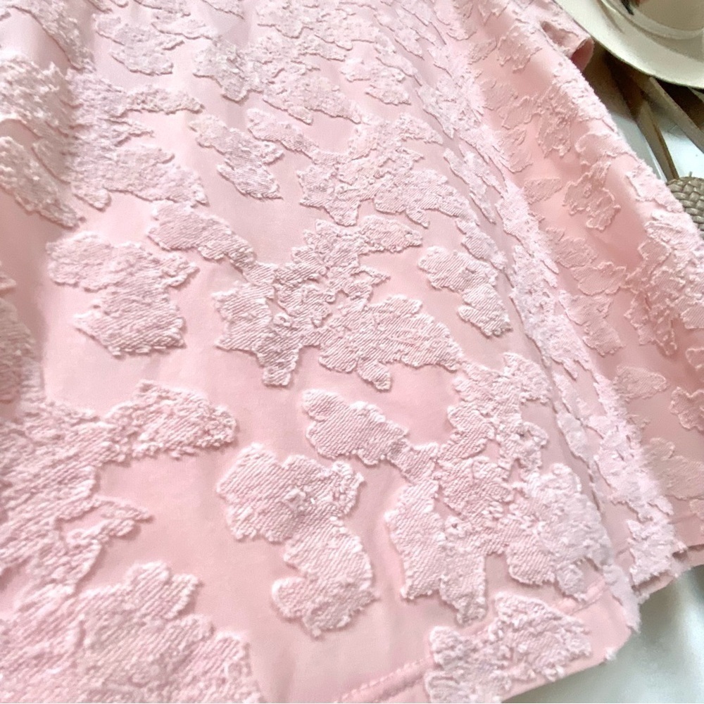 Wilfred DUSTY ROSE 🌹 burned out fabric boho blouse w prairie shabby chic vibe - Picture 8 of 10